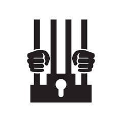 Prison, jail solid icon