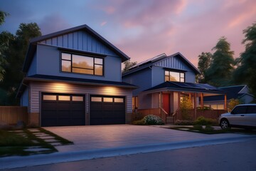 3d rendering of house model for real estate
