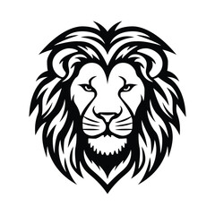 Lion head illustration lion face vector