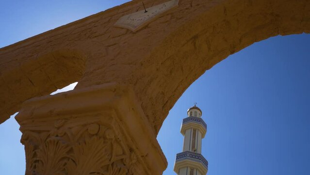 Dome of the Rock or Bani Hashim mosque or masjid Abu Dhabi UAE