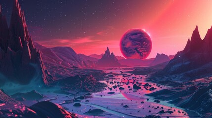 Travel to the outer reaches of the universe and marvel at the beauty of unknown worlds and alien landscapes.