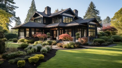 Fototapeta premium 3d rendering of house model for real estate 