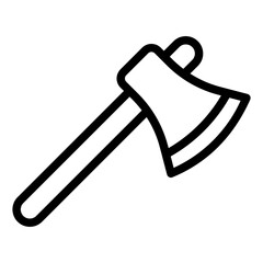 Axe Icon in Line Style