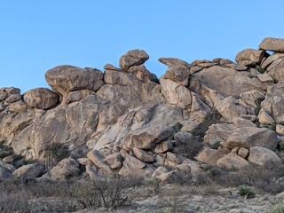 Cardinal rock at Indian Bread Rocks Recreation Area