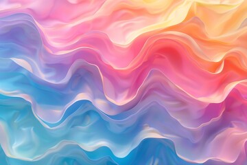 Fototapeta premium Vibrant gradient pastel design on A3 scale.