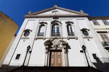 The Parish church of Blessed Sacrament have been constructed around 1685 and then reconstructed in 1807 in Baroque style.Lisbon, Portugal.