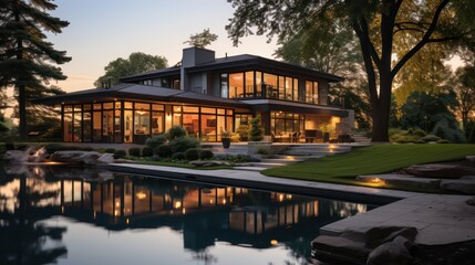 3d rendering of house model for real estate 
