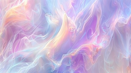 Ethereal abstract pastel swirls in soft pink, purple, and blue hues, creating a dreamy effect.