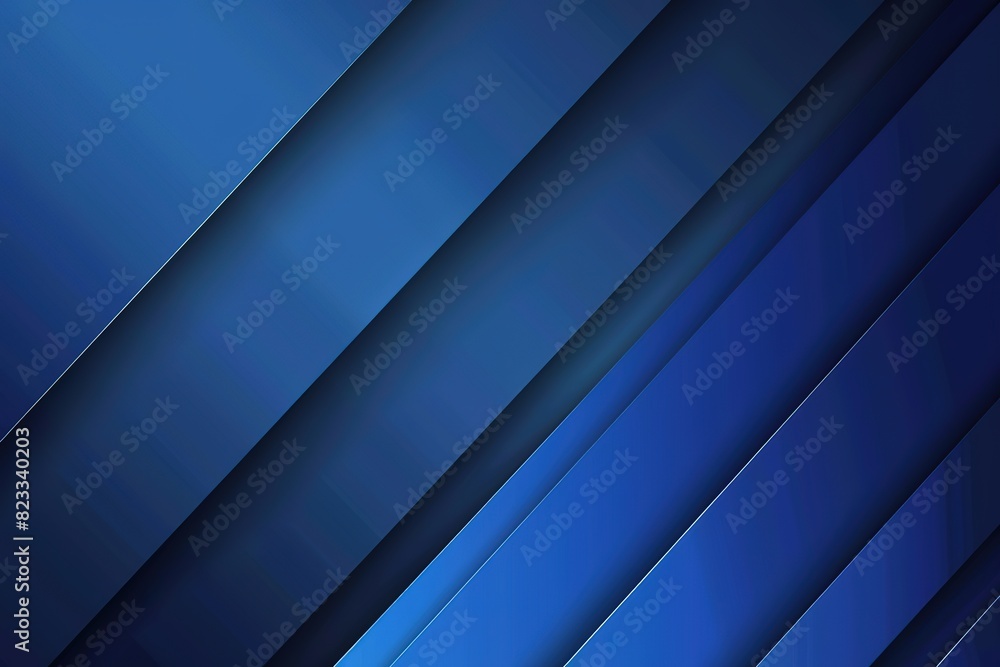Poster blue abstract background with diagonal lines and space