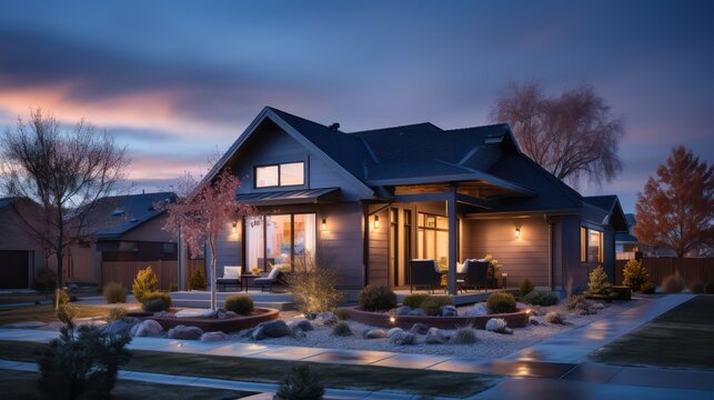 3d rendering of house model for real estate 
