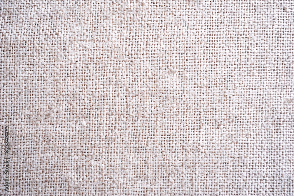 Aufkleber beige fabric with a subtle crosshatched texture and fine weaving pattern