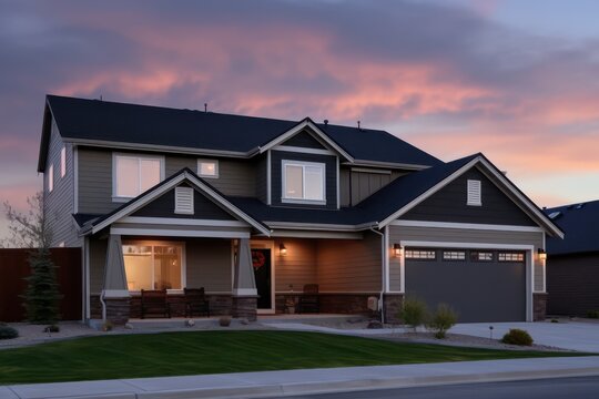3d rendering of house model for real estate 
