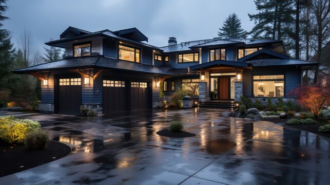 3d rendering of house model for real estate 
