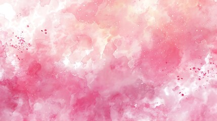 Fototapeta premium abstract, illustration, background, textured, design, bright, pattern, paint, vector, pink background, pink color, colours, horizontal, art, blank, grunge, no people, soft, watercolor, copy space, lig