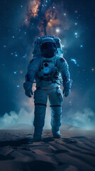 Obraz premium Astronaut Art Poster Graphic Design Art