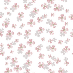 flowers pattern pink floral background