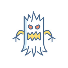 Hunted Tree vector icon