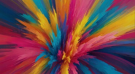 Colorful abstract background with pink, yellow, and blue hues, creating a vibrant and eye-catching design.