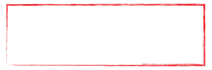 Vector Grunge Frame Set. Brush strokes frame. Red grunge square borders, paint brushes photo frames and hand drawn antique edges texture. Ink paint brush stain. Brush stroke rectangle frame. 