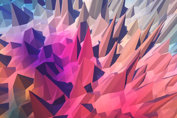 Captivating abstract background with a sharp array of pinks and purples, perfect for modern,...