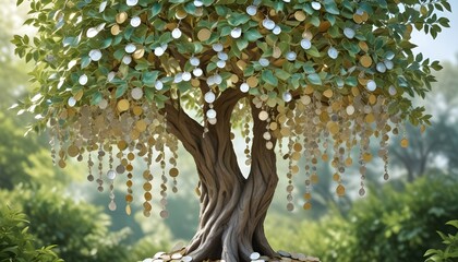 Money Tree, UK money growing on a tree.