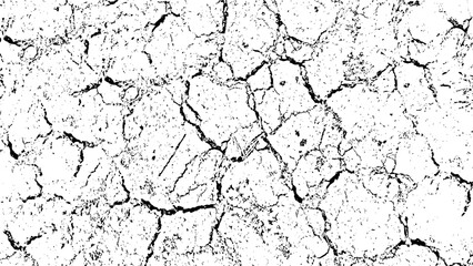 two different images of cracked and dry land ground, cracked white paint on a white background, a black and white drawing of a cracked wall set, a black and white image of a cracked wall