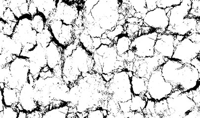 two different vintage vector of cracked and dry land ground, cracked white paint on a white background, a black and white drawing of a cracked wall set, a black and white image of a cracked wall