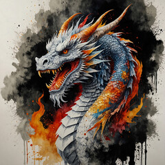 chinese dragon statue