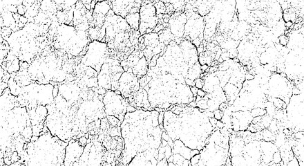 two different images of cracked and dry land ground, cracked white paint on a white background, a black and white drawing of a cracked wall set, a black and white image of a cracked wall