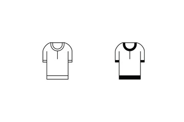 clothes icon with white background vector stock illustration