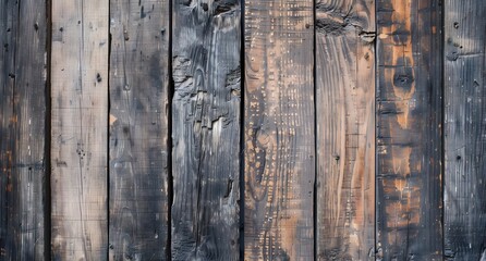 Top View of Old Wood Background with Copy Space