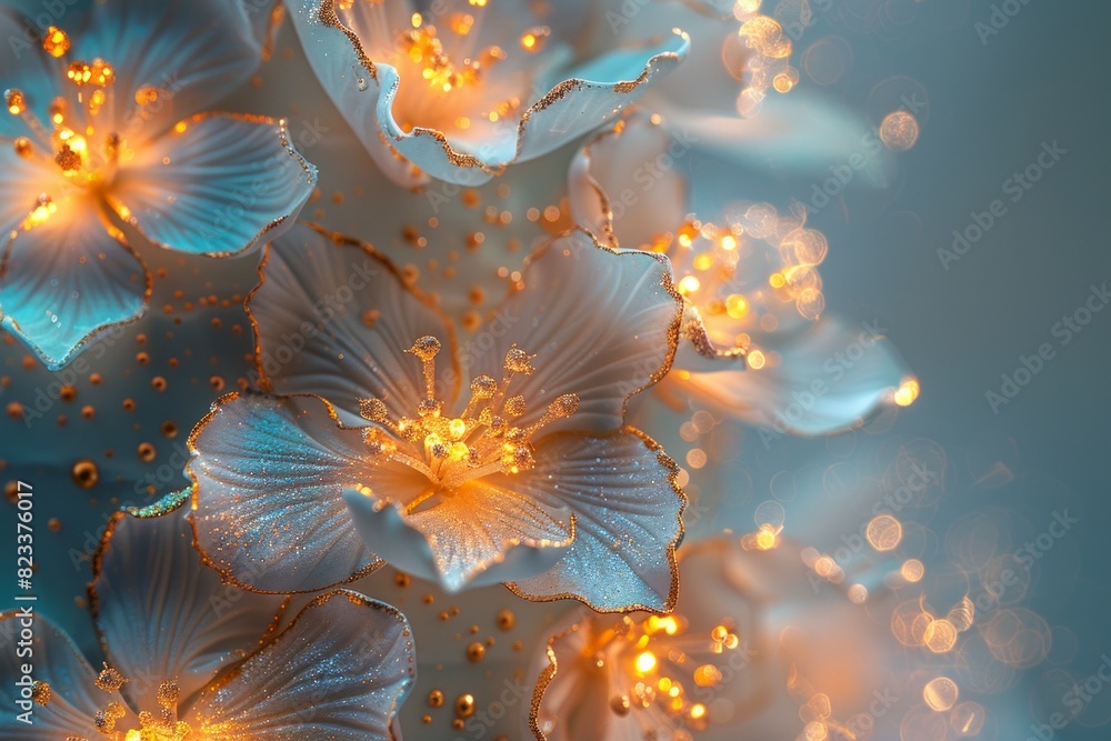 Poster vibrant array of flowers adorns a rustic table, creating a striking centerpiece.