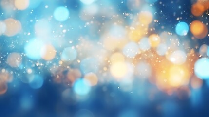 Abstract bokeh lights with soft light background