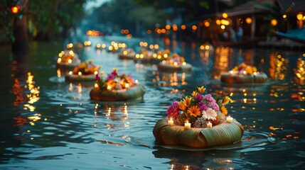 Loy Krathong Festival in Thailand