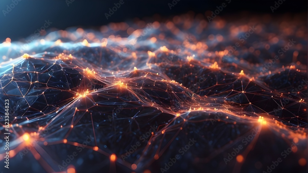 Poster particles in digital cyberspace and digital data network links