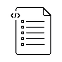 Fototapeta premium coding icon