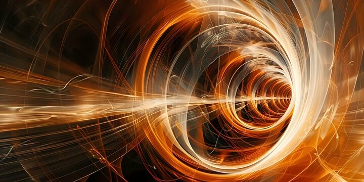 A digital art piece symbolizes quantum computing. Concept Technology, Quantum Computing, Digital Art, Futuristic, Abstract