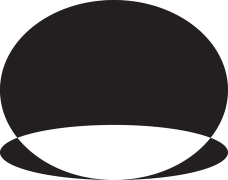 black and white hat helmet ball circel glass baseboll hockey cap .  