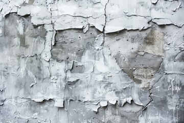Illustration of grey wall with some white paint, high quality, high resolution