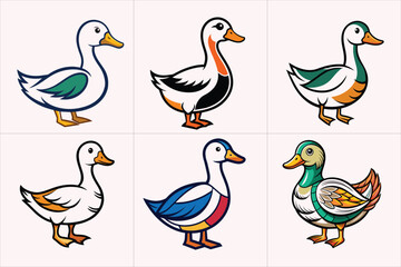 Print Duck vector