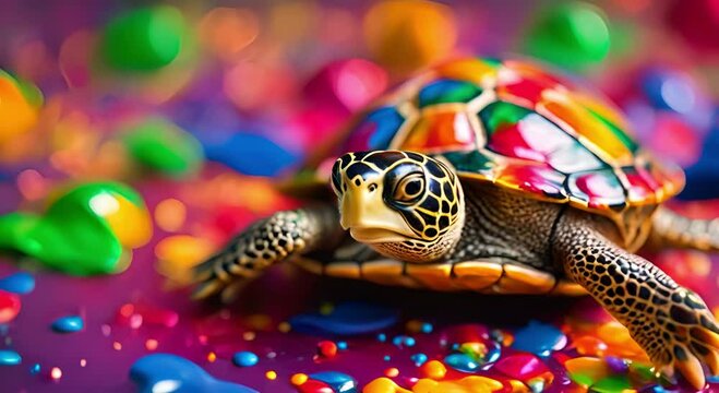 colorful turtle