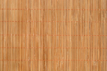 Detail of bamboo placemat for table