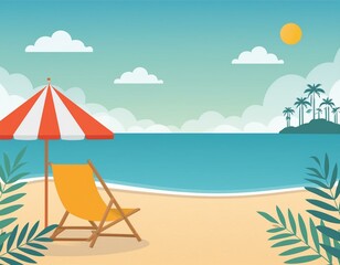 Sun, Sand, and Sea: Vector Beach Illustrations for All Occasions