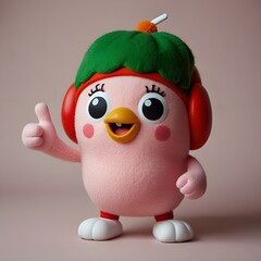 หุ่นเชิดผักและผลไม้แตงกวา