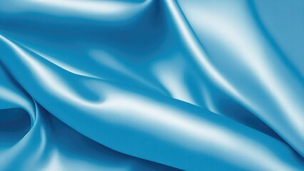 Obraz premium Luxury Cyan satin smooth fabric background
