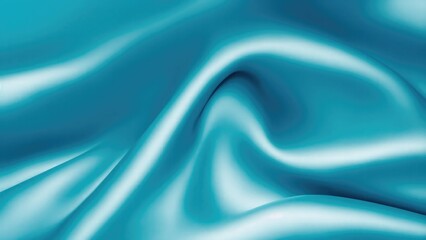 Luxury Cyan satin smooth fabric background