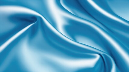 Luxury Cyan satin smooth fabric background