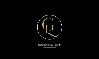 GL, LG, G, L abstract letters logo monogram