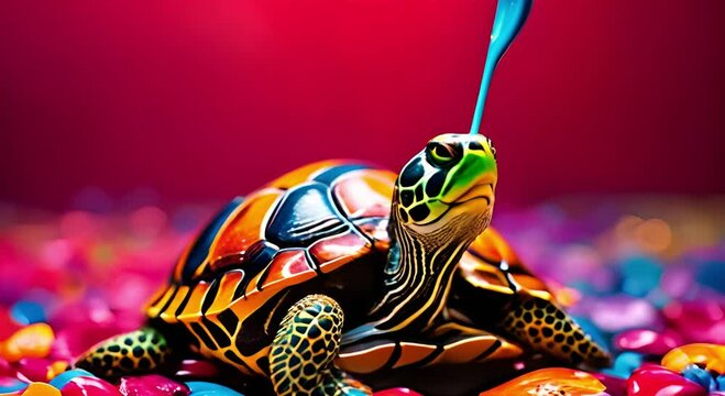 colorful turtle