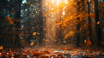 Autumn magic in the forest - Powered by Adobe